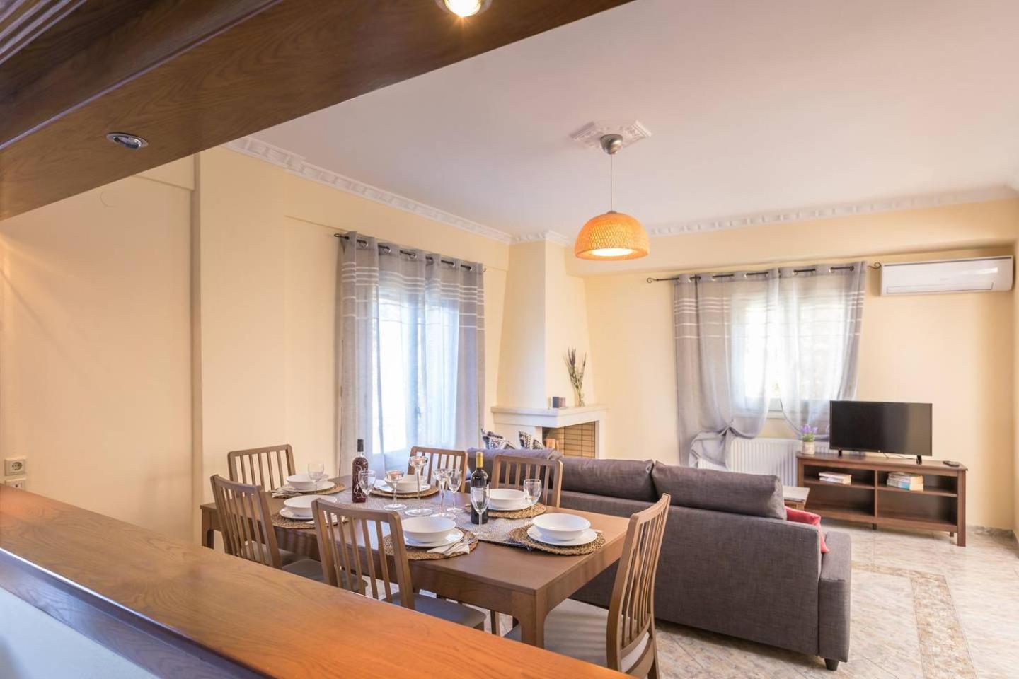 Spacious Maisonette - Roof Top View Of Corfu Port Mantouki Ngoại thất bức ảnh